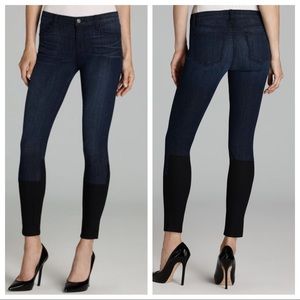 J Brand Stepped Hem Snowbird Skinny Jeans Sz 26